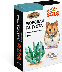 SOLO Морская капуста корм для хомяков 500гр