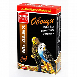 Mr. Alex Корм для попугаев волнистых Овощи 500гр
