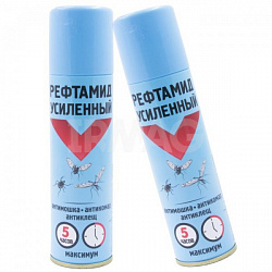 Спрей от комаров Рефтамид Максимум 5 в 1 Усиленный 150мл (3906)