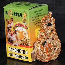 Лакомство для грызунов БОСПА ЭКО Груша с медом 3шт 100гр