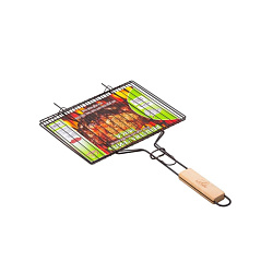 Решетка гриль LESNIKOVO для мяса малая оксидная  300*225 РГМ30