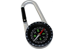 Компас с карабином Tourist большой алюм.ДА-960 Дружба