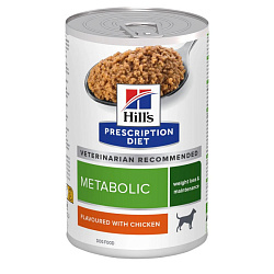 Hills Prescription Diet Metabolic консервы для собак диетический при ожирениях, контроль веса 370гр