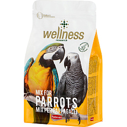 Padovan Wellness корм основной для крупных попугаев 750гр