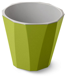 Кашпо "Палермо" со вставкой 1,8л С316ОЛВ оливковое 