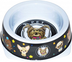 Миска меламин Вечерние собачки 500мл 1003-3/1