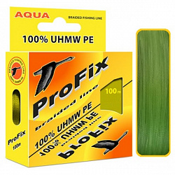 Шнур AQUA ProFix 0,08мм 100м тёмно-зелёный