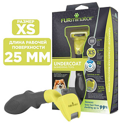 Фурминатор FURminator XS для собак миниатюрных пород с длинной шерстью (32002) 