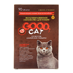 Мультивитаминное лакомство Good Cat 90т альпийская говядина