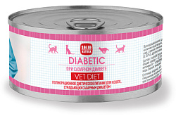 Solid Natura VET Diabetic диетический влажный корм для кошек  100гр