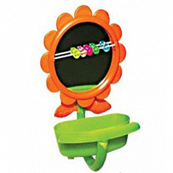 Зеркало для птиц Подсолнух с ванночкой 60