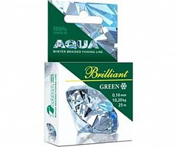 Шнур AQUA Green Brilliant 0.16mm 25m