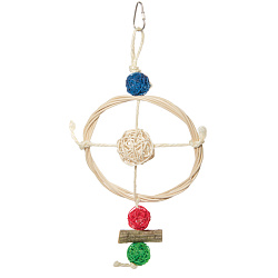 Игрушка для птиц Кольцо с шариками 320/350*140мм