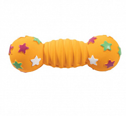 Игрушка для собак латекс Гантель Звезды 150мм Triol
