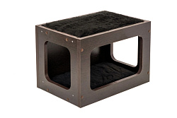 Настенный домик ПАРКУР-ВЕНГЕ малый, 40*28*h28 (ЛДСП, мех игр.)