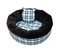Лежанка ZooMoDa Круглая "Комфорт" Вид 4 для животных 
