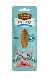 Деревенские лакомства для кошек Филе тунца нежное 10гр