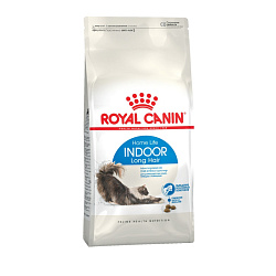 Royal Canin Indoor Long Hair корм сухой для кошек длинношерстных живущих в помещении 400гр