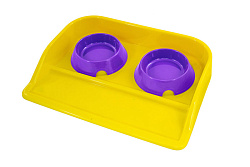 Миска двойная "Дарэлл" на подносе 2*200мл (2320)