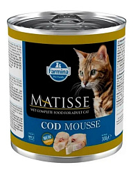 Farmina Matisse Codfish Mousse консервы для кошек взрослых мусс с треской 300гр