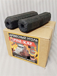 Уголь древесный 3кг в брикетах Пини Кей в коробке