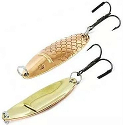 Блесна колеблющаяся Черноспинка 12гр латунь-медь