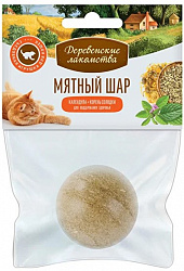 Игрушка для кошек Мятный шар Календула+корень солодки