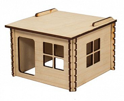 Дом для грызунов Кемпинг 17*10*10см 8612