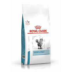 Royal Canin Veterinary Skin & Coat диетический сухой корм для кошек стерилизованных с чувствительной кожей 400гр