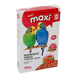 Ешка Maxi кормовая смесь корм для попугаев волистных овощи 750гр