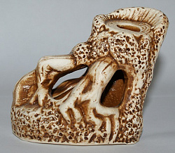 Грот Аква Лого Пень малый 8см 86