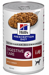 Hills Prescription Diet i/d Digestive Care консервы для собак диетический при заболеваниях ЖКТ с индейкой 360гр