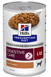 Hills Prescription Diet i/d Digestive Care консервы для собак диетический при заболеваниях ЖКТ с индейкой 360гр Hills Prescription Diet i/d Digestive Care консервы для собак диетический при заболеваниях ЖКТ с индейкой 360гр