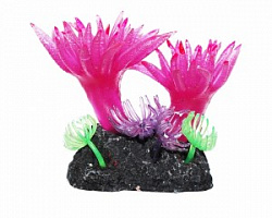 Коралл Актинии малые лиловые силикон 8см УЮТ