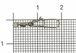 Вертлюг Nautilus с застежкой Rolling Swivel 0101 with snap  №10