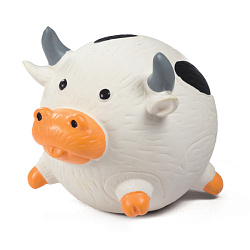 Игрушка для собак латекс Коровка-мяч 85мм