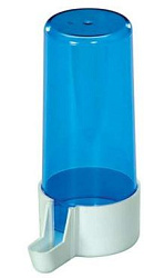 Поилка для птиц пластиковая 60мл (матовая колба) бирюзовая