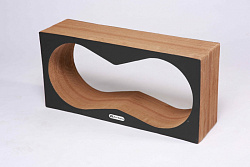 Когтеточка картон Кот Барон Корнерс 77*37*22см черный