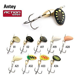 Блесна вращающаяся Akara Action Series Antey 3  7гр 1/4 oz A32