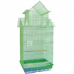 Клетка для птиц №1  47*36*100см высокая дом комплект (608А)