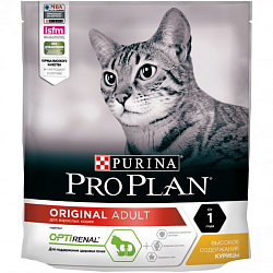 Pro Plan Cat Adult корм сухой для кошек взрослых с курицей 400гр