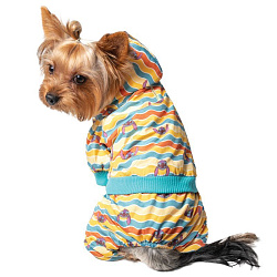 Комбинезон-дождевик для собак демисезонный Stitch Tropics S 25см Triol