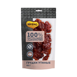 Мнямс Лакомство для собак Грудки утиные 50гр