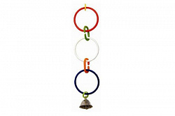 Игрушка для птиц Кольца с колокольчиком (5031)