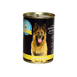 Натуральная формула консервы для собак с цыпленком 410гр