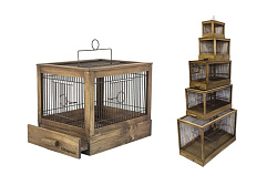 Клетка для птиц  Ретро-кантри средняя 56*30*35  8761