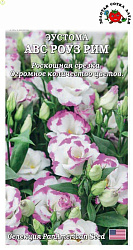 Эустома АВС Роуз Рим бело-розовая (Золотая Сотка)
