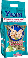 Наполнитель для грызунов УЮТ гранулированный Яблочный 9л