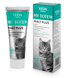 Паста Veda MY ТОТЕМ для кошек для выведения шерсти с пребиотиком 75мл