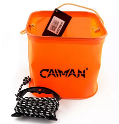 Ведро складное квадратное Caiman EVA 7л 21см 229354